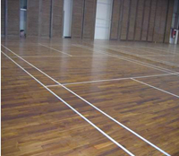 運(yùn)動(dòng)場(chǎng)所貼木皮